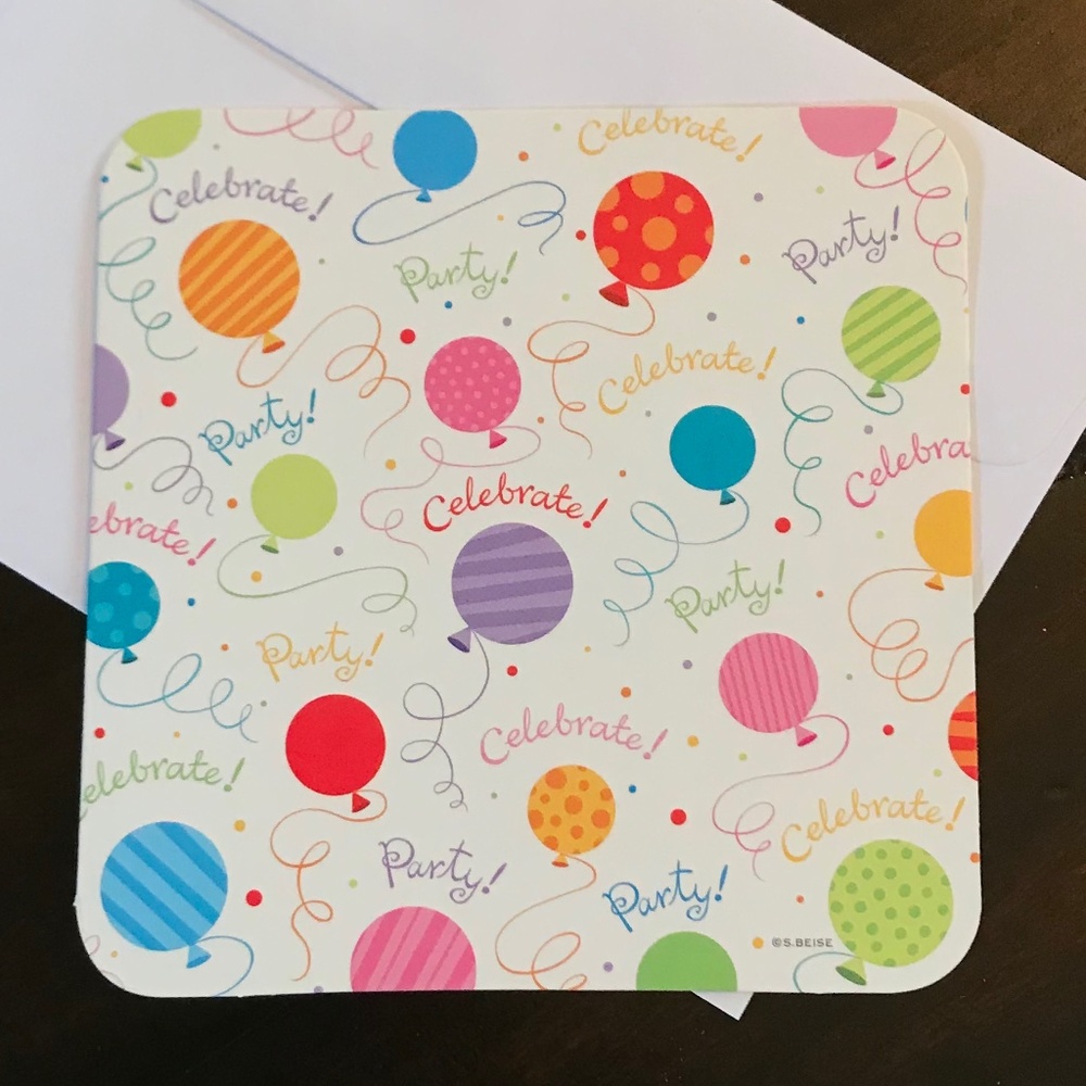NWOT Celebrate Party Birthday Card